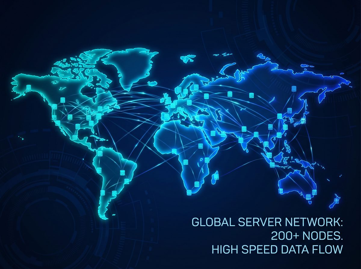加速器道歉全球服务器节点分布图